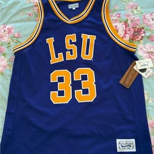 Original Retro Brand Blue and Yellow LSU Tank Top